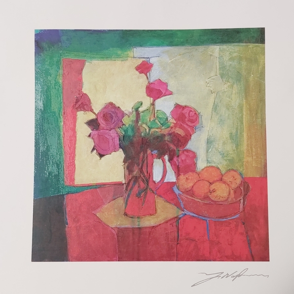 Yuval Wolfson "Breakfast Table" Seriolithograph - Picture 2 of 7